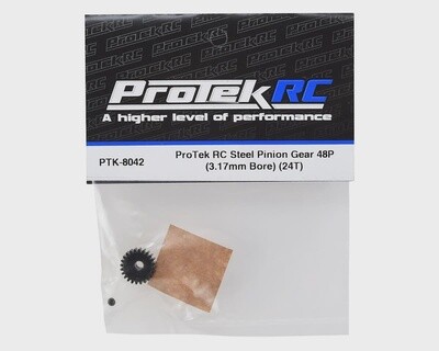 PTK-8042   ProTek RC Lightweight Steel 48P Pinion Gear (3.17mm Bore) (24T)