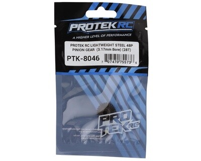 PTK-8046   ProTek RC Lightweight Steel 48P Pinion Gear (3.17mm Bore) (28T)