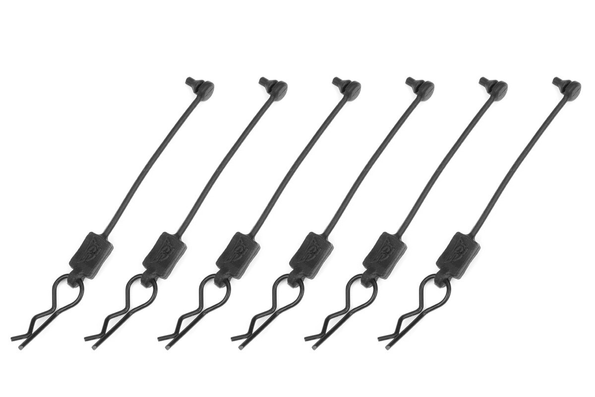 COR00180-614  Body Clip Retainer w/ Body Clip Black, for Kagama