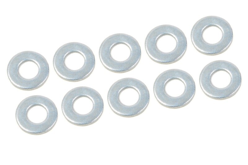COR00180-190  Shock Washer - 2.5x6x0.5mm - Steel - 10 pcs: Dementor, Kronos, Python, Shogun, Kagama