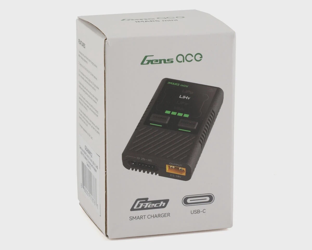 Gens Ace Imars Mini 2-4S G-Tech USB-C DC Charger (5A/60W)