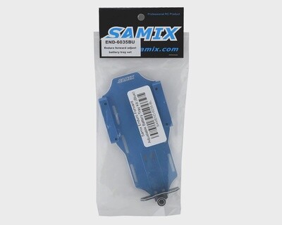 SAMEND-6035-BL   Samix Enduro Forward Adjustable Battery Tray Kit (Blue)