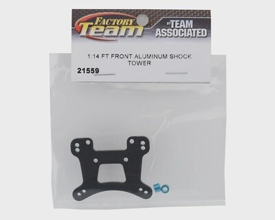 ASC21559  Team Associated Factory Team Reflex 14B/14T Aluminum Front Shock Tower (Black)