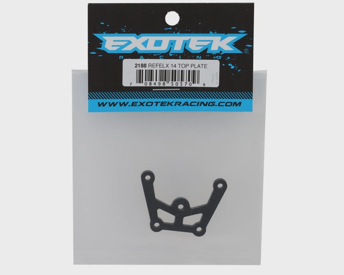 EXO2188  Exotek Reflex 14 HD Carbon Fiber Top Plate