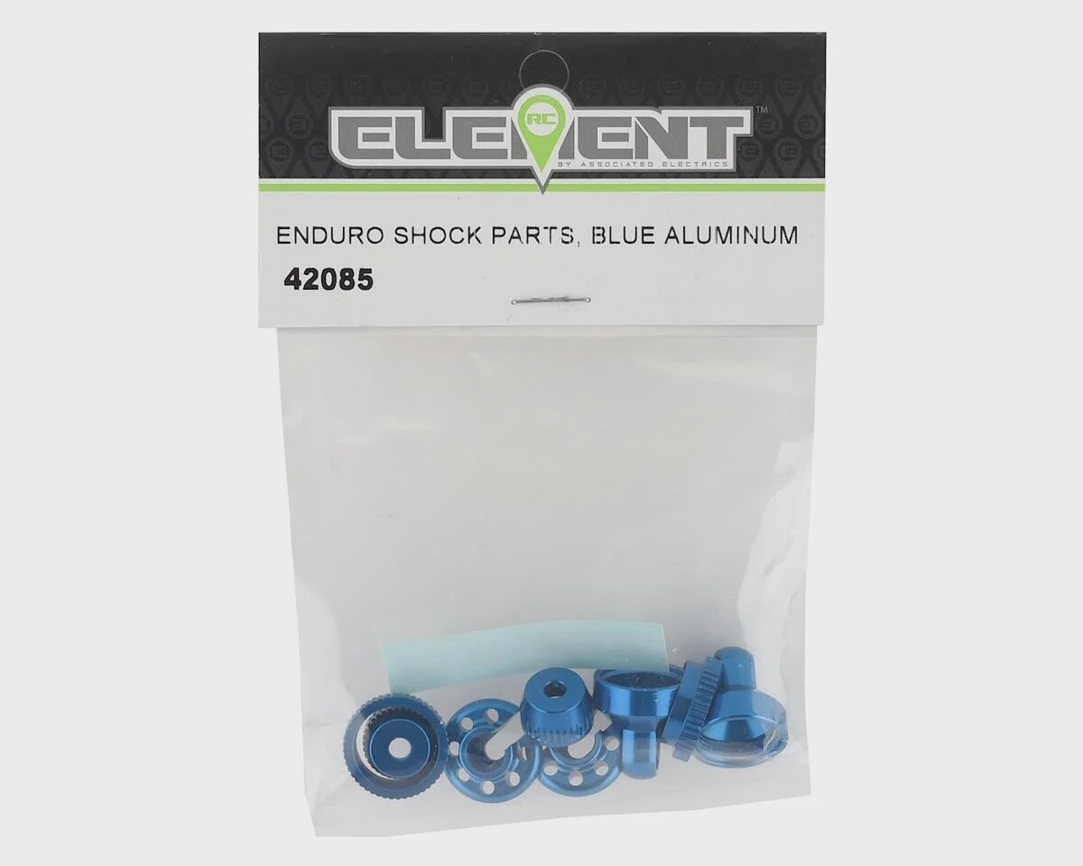 ASC42085   Element RC Enduro Aluminum Shock Parts (Blue)