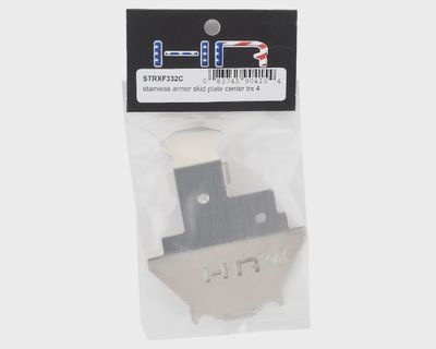 HRASTRXF332C  Hot Racing TRX4 Stainless Steel Center Skid Plate Armor