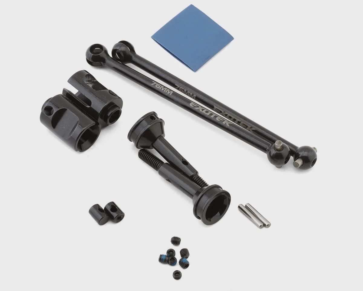 Exotek Traxxas Slash HD Steel Rear CVD Axles Set