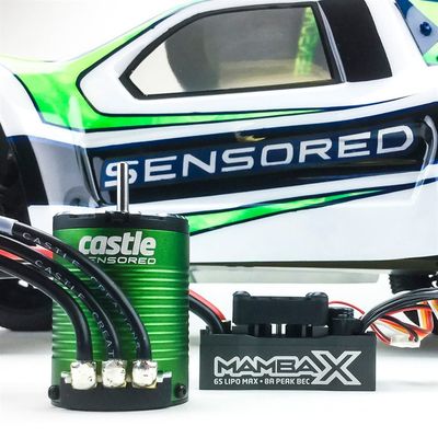 CSE010-0155-01   MAMBA X Sensored 25.2V Waterproof ESC 1406-4600KV Combo