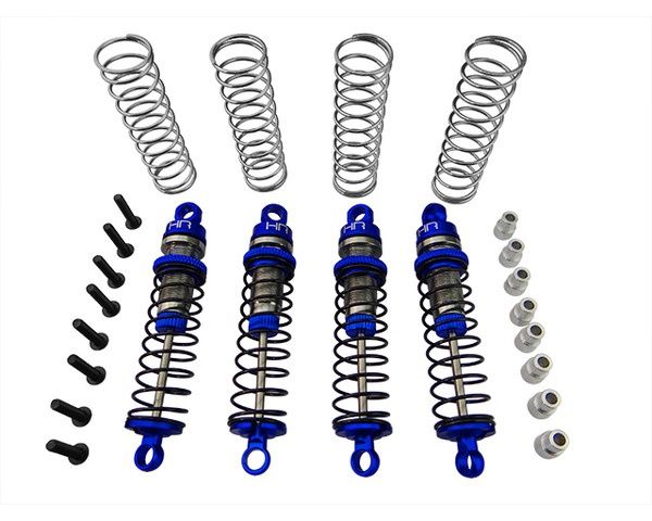 HRALTN56DP06    Hot Racing Traxxas 1/16 Threaded Aluminum Shocks (Blue)