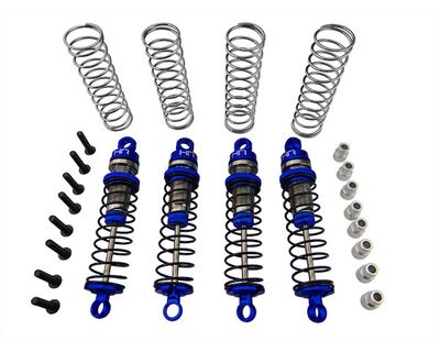 HRALTN56DP06    Hot Racing Traxxas 1/16 Threaded Aluminum Shocks (Blue)