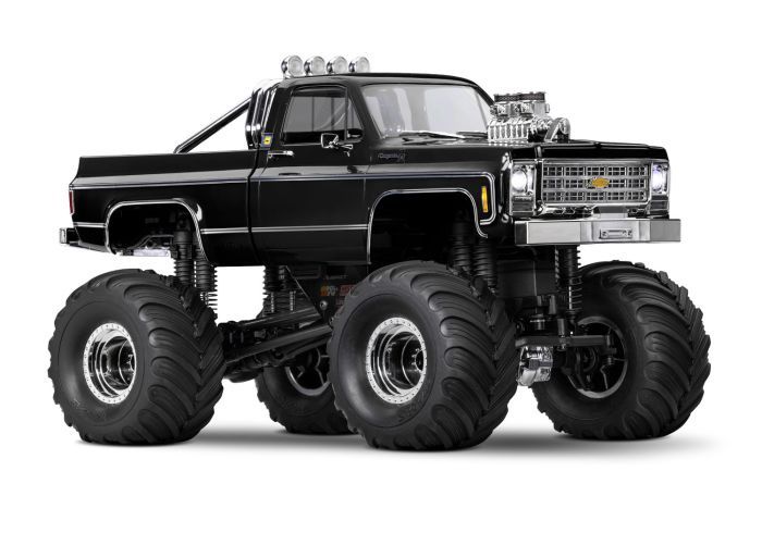 Traxxas Trx-4Mt™ Monster Truck With 1979 Chevrolet® K10 Truck Body: 1/18-Scale 4Wd Electric Truck