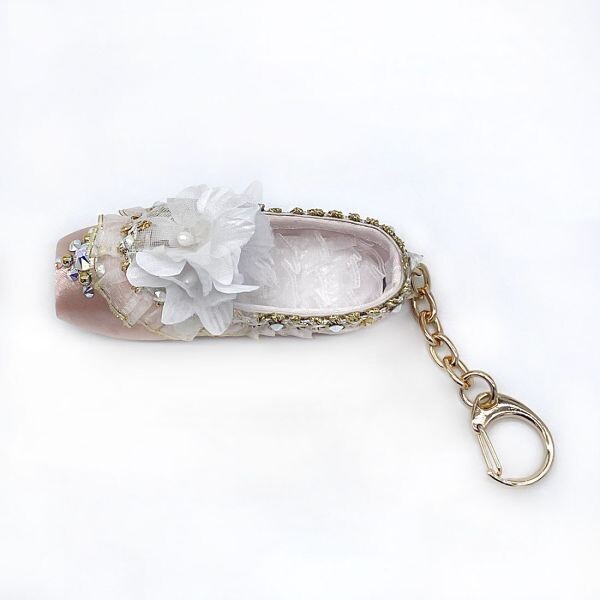 Cinderella Pointe Shoe Keyring