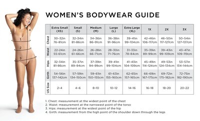 Woman Size Chart (LEOTARDS)