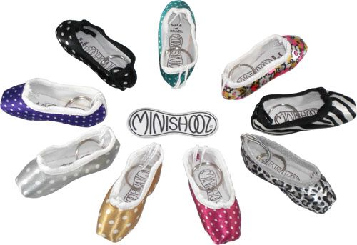 Mini Pattern Pointe Shoe Keychain 