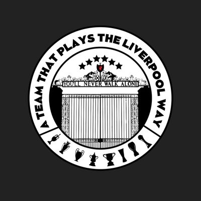 A Team That Plays The Liverpool Way tee