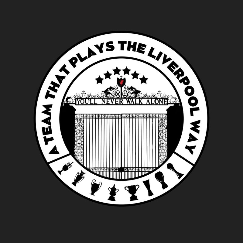 A Team That Plays The Liverpool Way tee