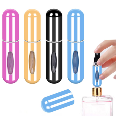 Travelia Refillable Perfume Bottle 5 Pack