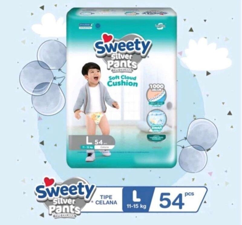 SWEETTY DIAPERS PANTS L54