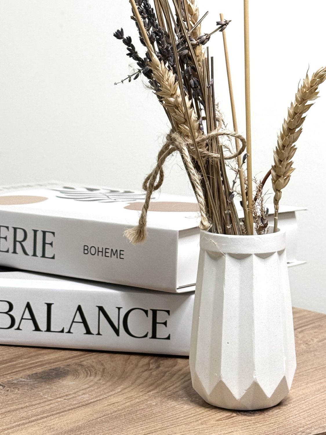 Plaster Plant Vase