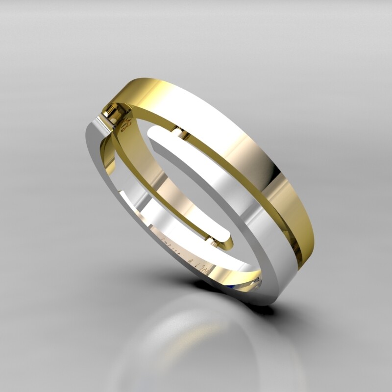 ALIANZA BODA ORO BICOLOR, ORO AMARILLO U ORO BLANCO