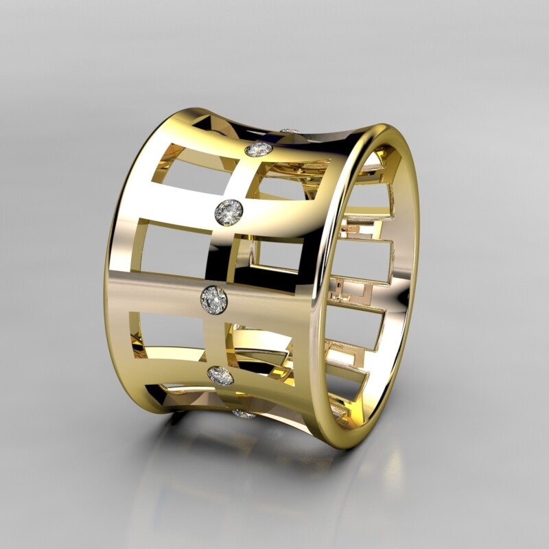 ANILLO ORO CON BRILLANTES