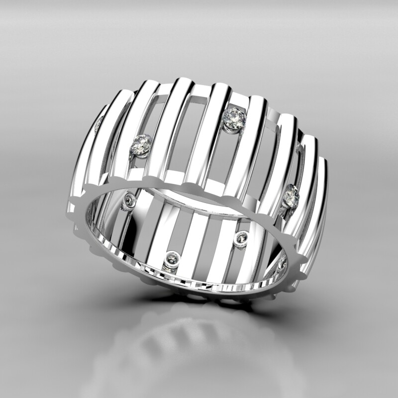 ANILLO ORO CON BRILLANTES