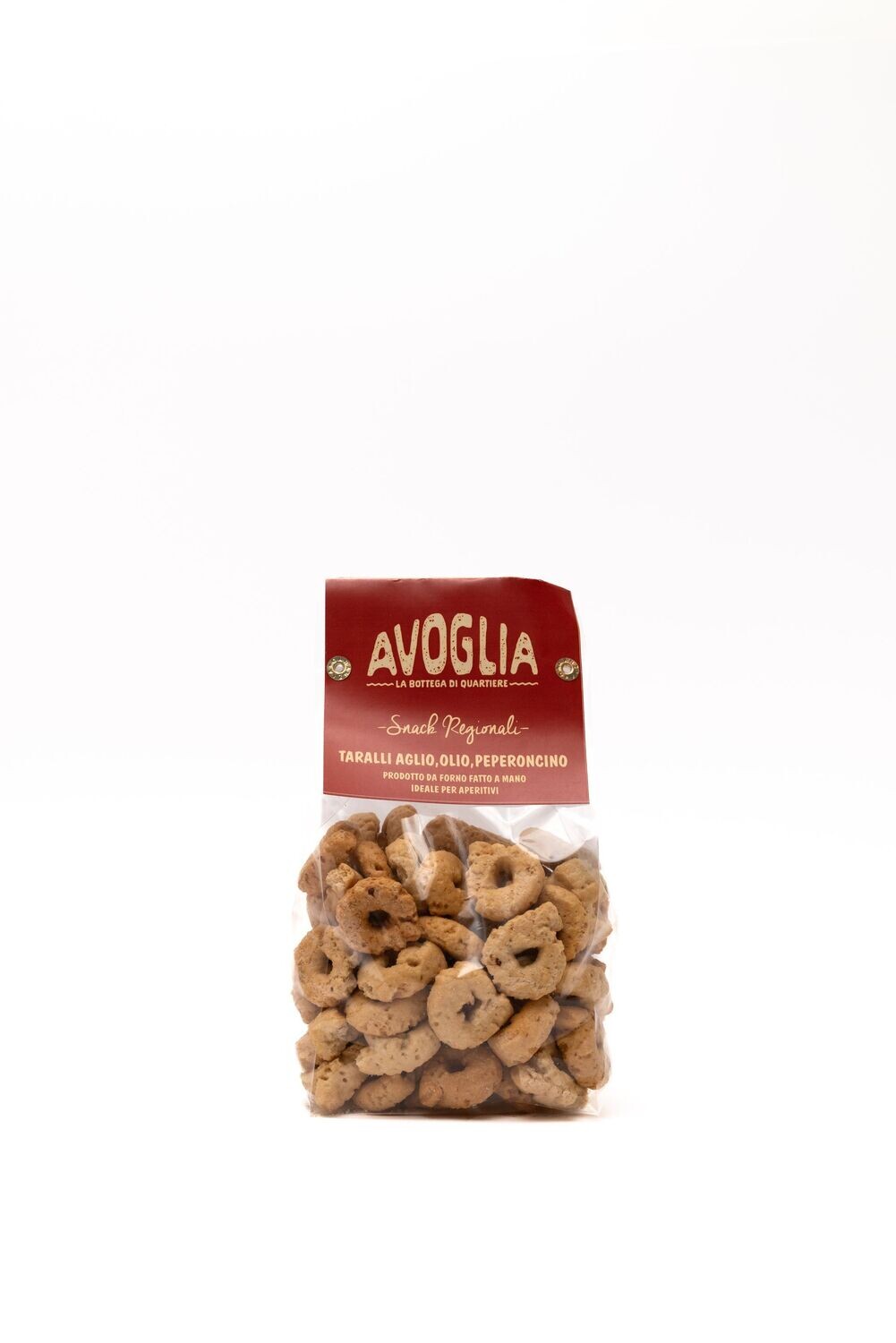 Taralli aglio, olio, peperoncino - AVOGLIA – 200GR -