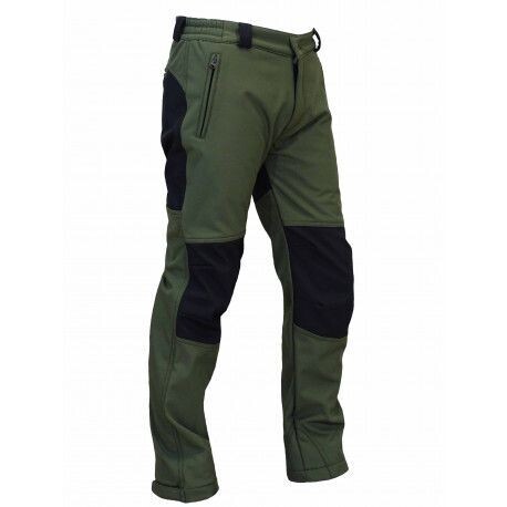 PANTALÓN SOFT-SHELL CAQUI/NEGRO &quot;JAVALAMBRE&quot;