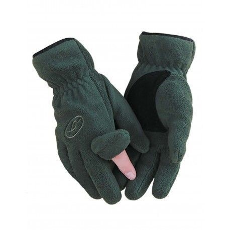 GUANTES FORRO POLAR “DEDO CREMALLERA”NATURAL CAMU