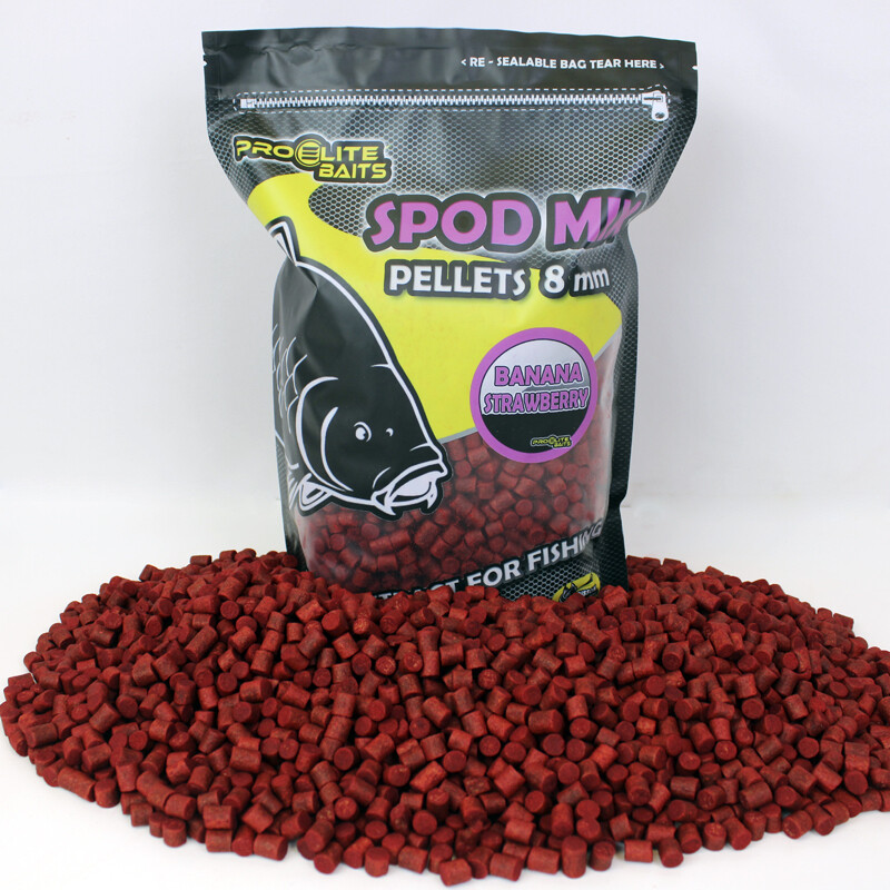 BANANA &amp; STRAWBERRY SPOD MIX 8MM PELLETS