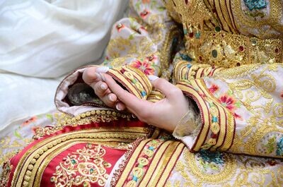 Traditionelle Dekoration für die Verlobungs- und Hochzeitsfeier