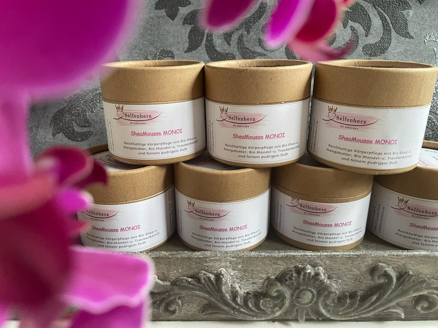 SheaMousse mit Bio-Sheabutter Monoi (vegan)