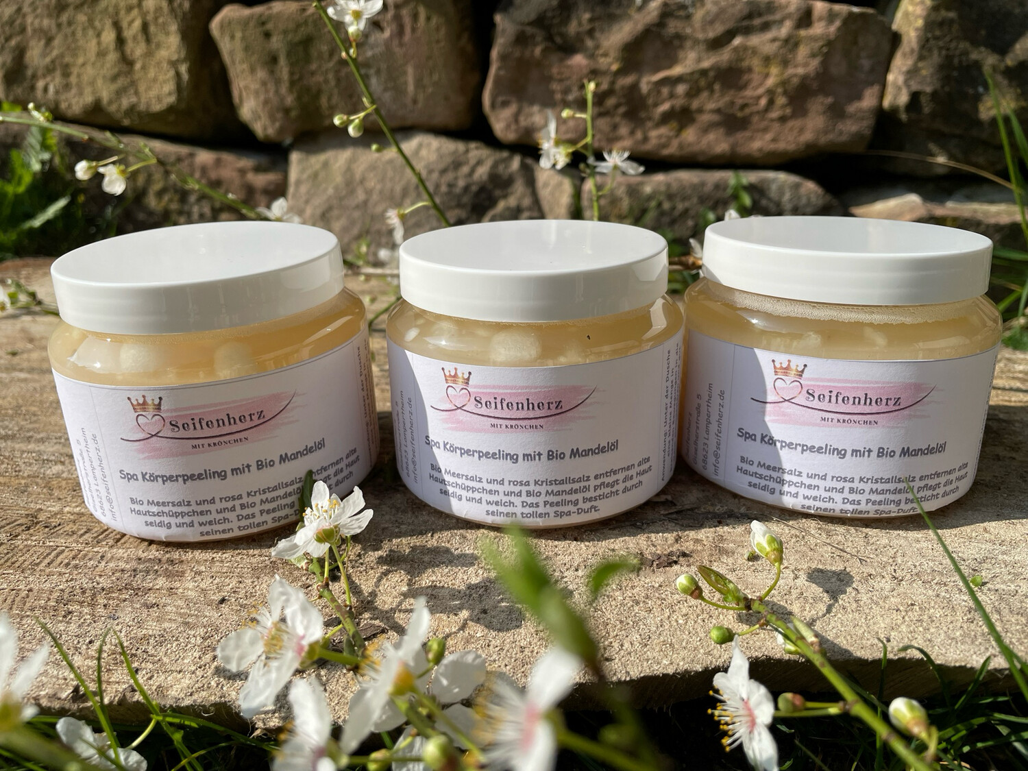 Spa Bodyscrub Körperpeeling mit Bio Mandelöl XL