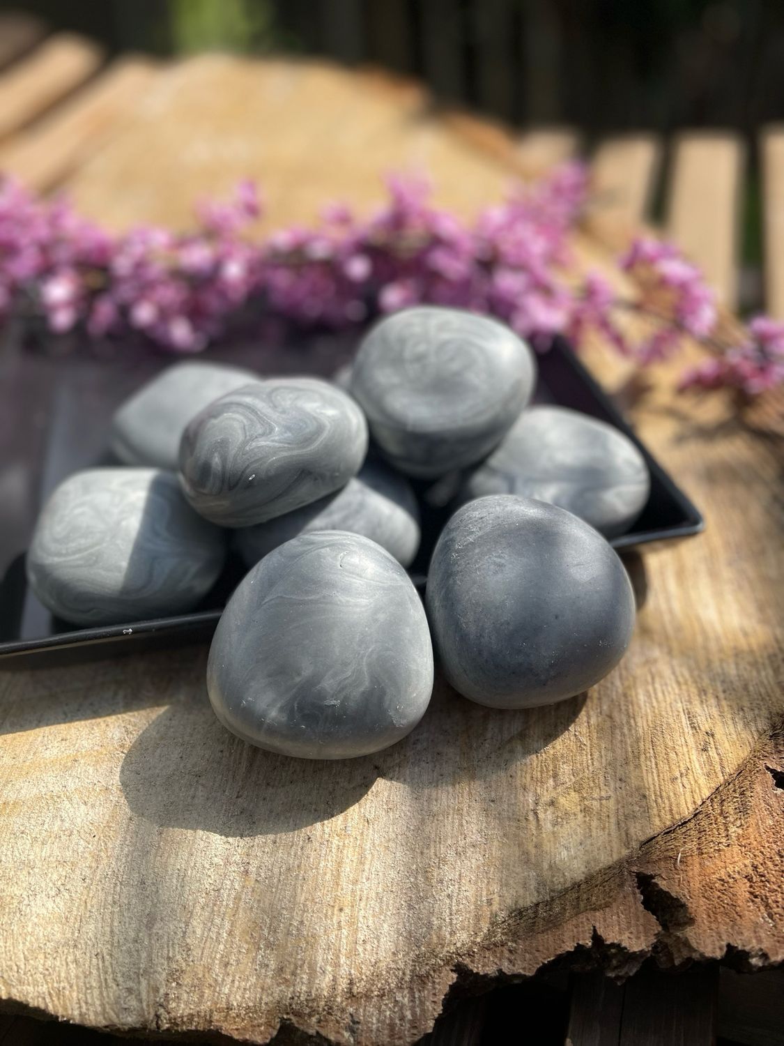 Shades of grey Luxusseife mit Seide