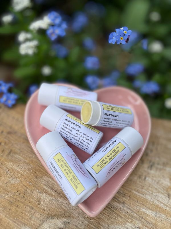 Lippenpflege Vanille mit Bio Mandelöl
