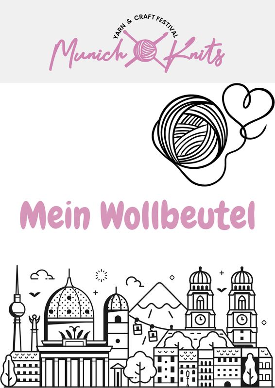 Baumwolltasche Munich Knits Mein Wollbeutel Baumwolltasche Munich Knits Mein Wollbeutel