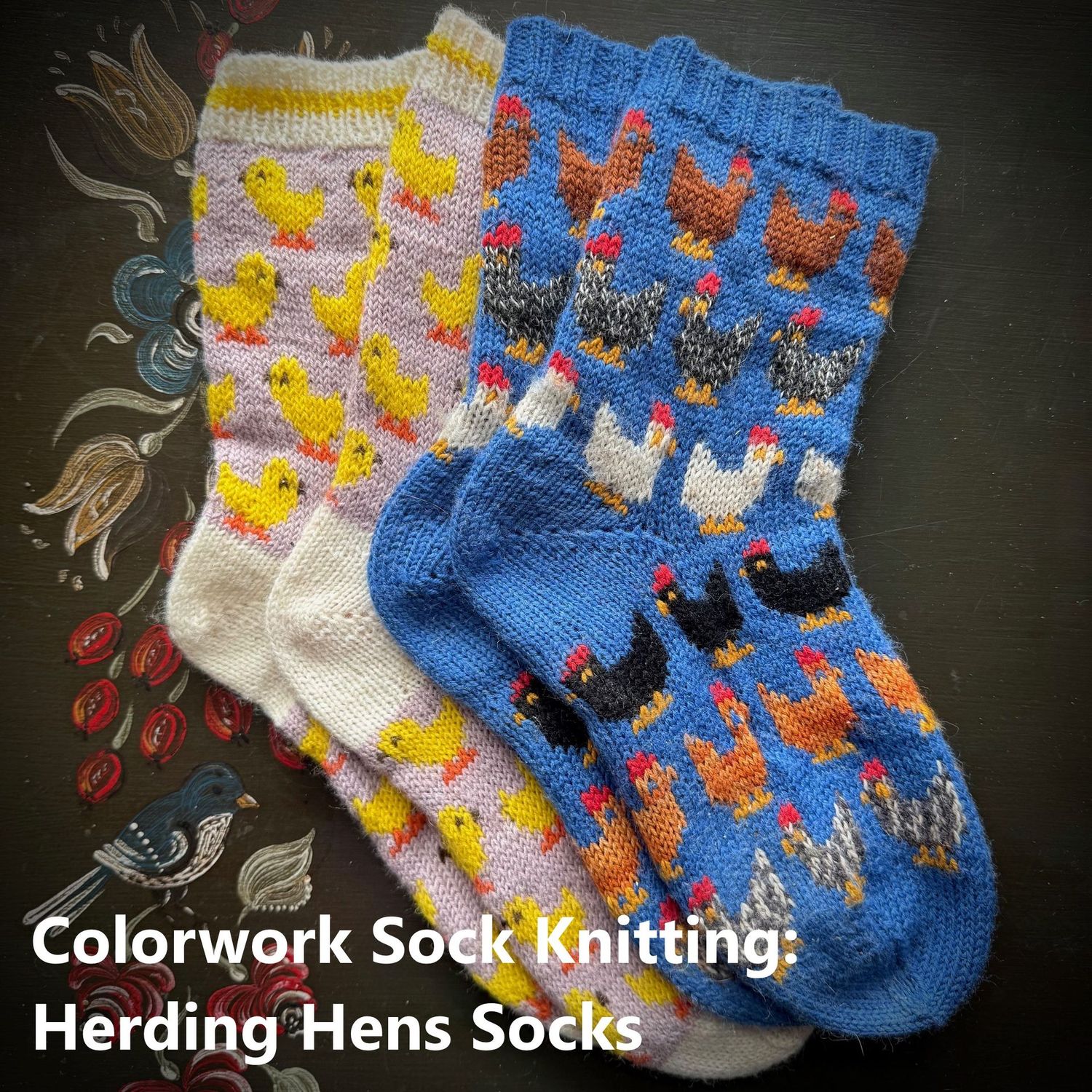 Workshop Colorwork Sock Knitting "Herding Hens Socks" mit Charlotte Stone 30.11.25 10:00 - 13:00  inkl. Wollmarkt Eintritt Weekend