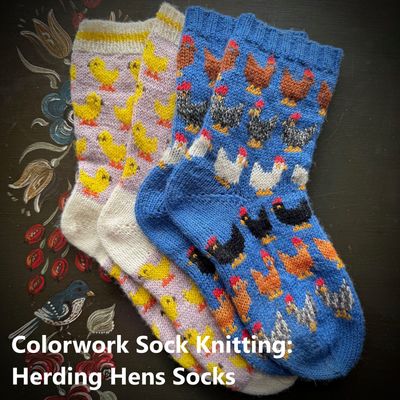 Workshop Colorwork Sock Knitting "Herding Hens Socks" mit Charlotte Stone 30.11.25 10:00 - 13:00  inkl. Wollmarkt Eintritt Weekend