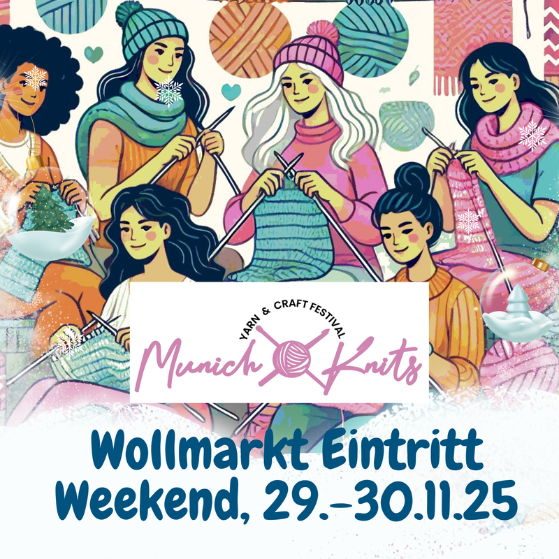 Weekend Ticket Wollmarkt 29. 11.25 von 10:00 - 18:00 und 30.11.2025 von 10:00 bis 16:00