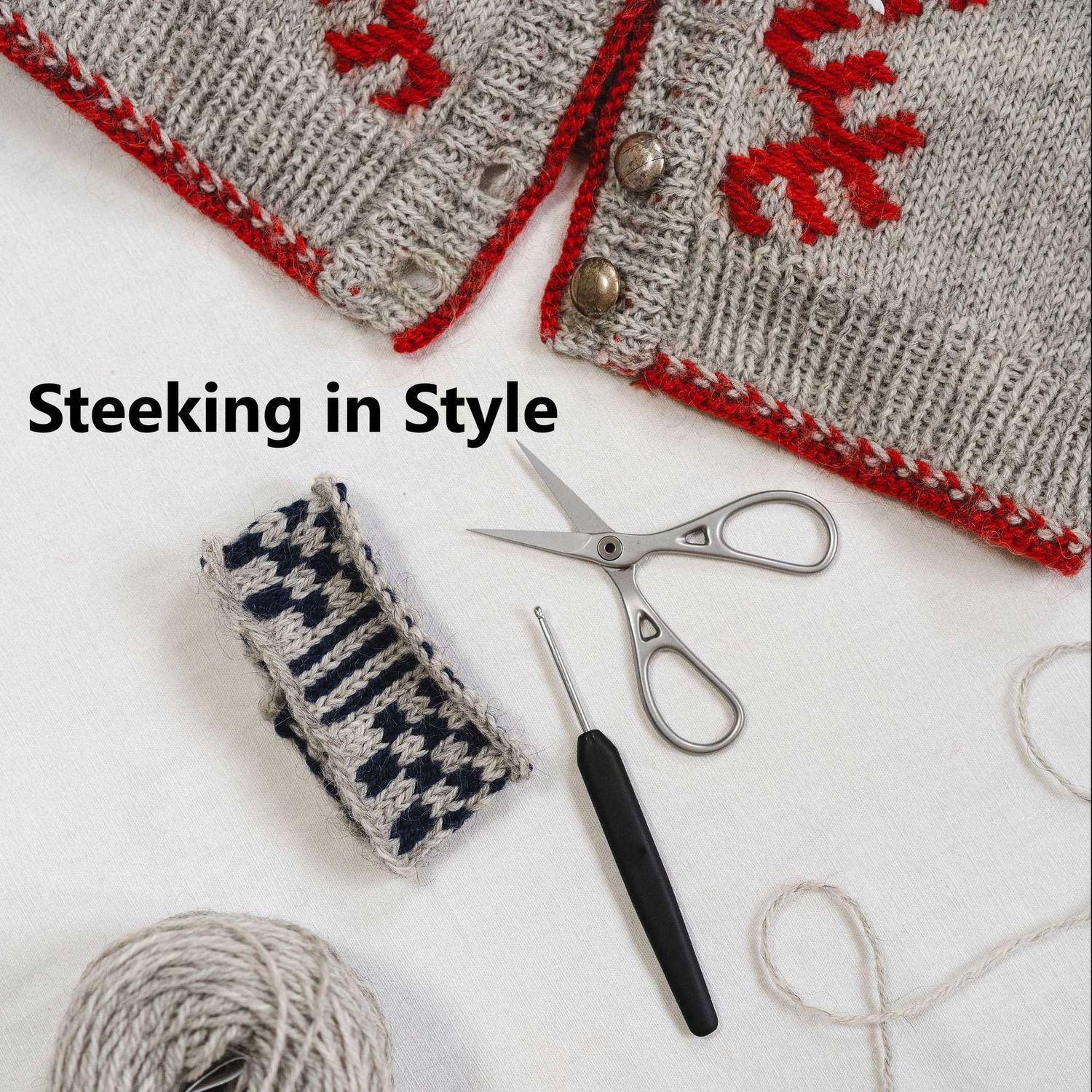 Workshop "Steeking in Style" with Aleks Byrd  28.11.25 3:00 pm - 6:00 pm  incl. yarn market Ticket Weekend