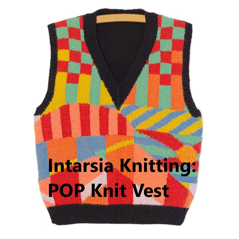 Workshop "Intarsia Knitting POP Knit Vest" mit Dario Tubiana 29.11.25 14:00 - 17:00  inkl. Wollmarkt Eintritt Weekend