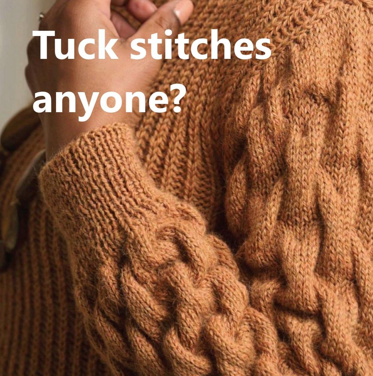 Workshop "Tuck Stitches anyone?" mit Dario Tubiana 30.11.25 14:00 - 17:00  inkl. Wollmarkt Eintritt Weekend