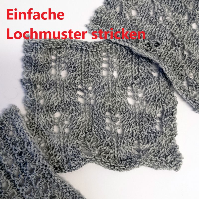 Workshop "Einfache Lochmuster strickenr" mit Donna Rossa 30.11.25 11:30 - 14:30  inkl. Wollmarkt Eintritt Weekend