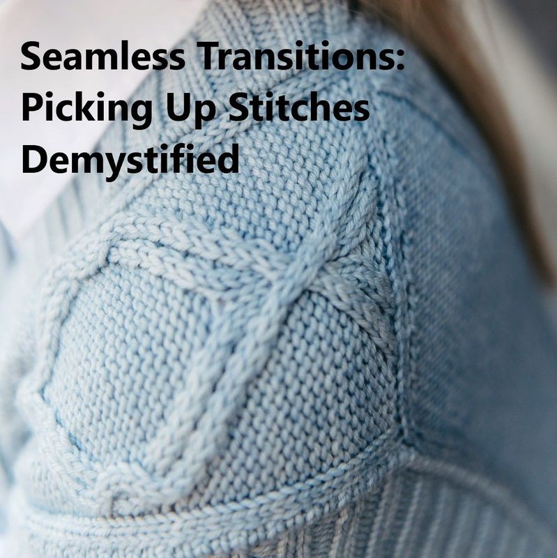 Workshop Workshop "Seamless Transitions - Picking Up Stitches Demystified" mit Zanete Hussain am 28.11.26 9:30 - 12:30 inkl. Wollmarkt Eintritt Weekend