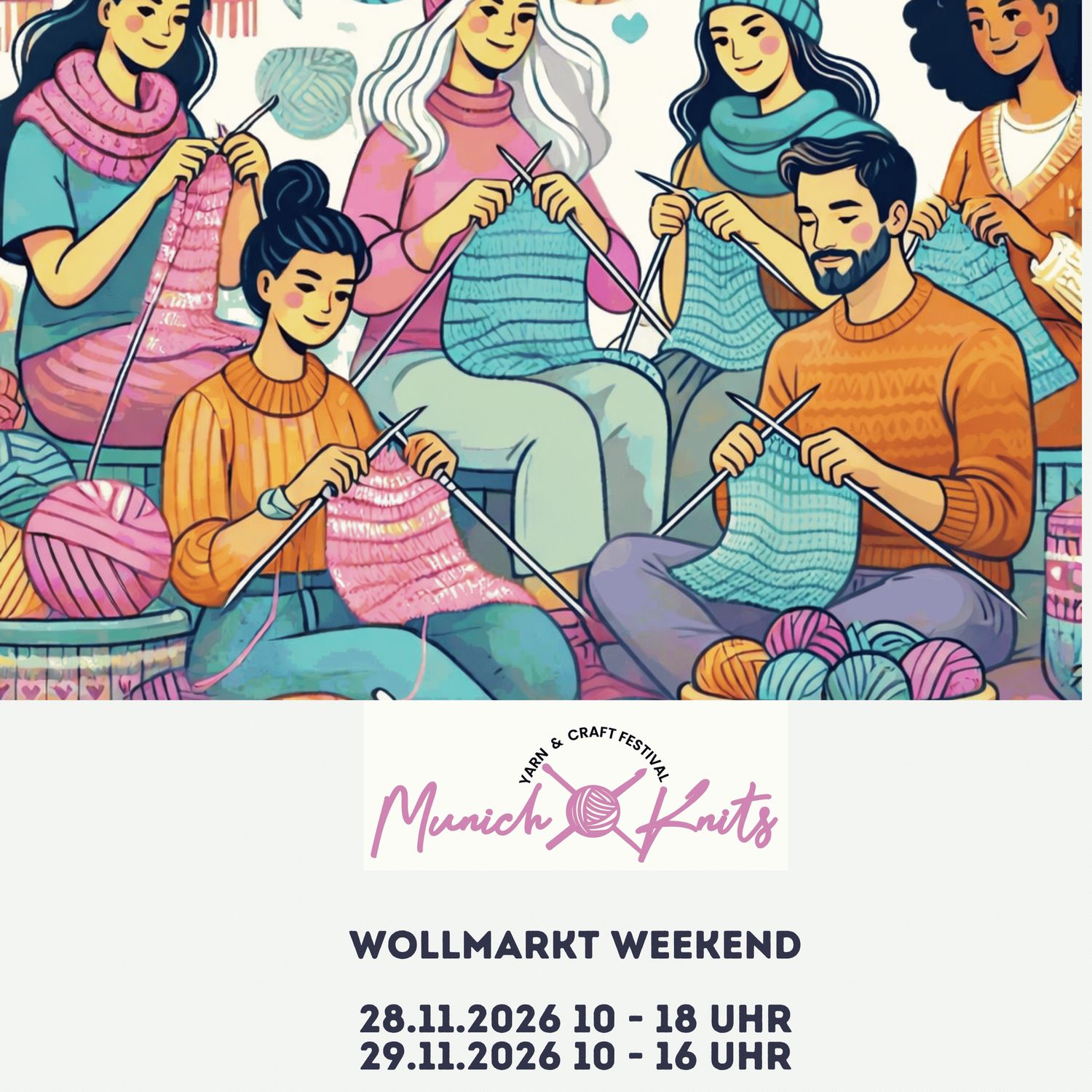 Weekend Ticket Wollmarkt 28.11.26 von 10:00 - 18:00 und 29.11.2026 von 10:00 bis 16:00 Weekend Ticket Wollmarkt 28.11.26 von 10:00 - 18:00 und 29.11.2026 von 10:00 bis 16:00