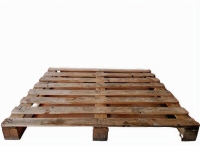 4 Way Entry Pallet | 1m x 1.2m | 1m Stringer | Refurbished B Grade