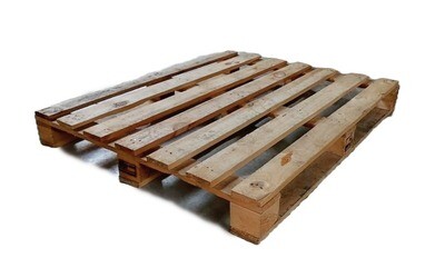4 Way Entry Pallet | 1m x 1.2m | 1.2m Stringer | Refurbished B Grade