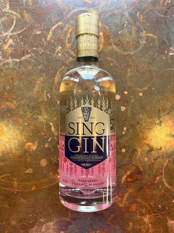 Sing Gin Raspberry &amp; Orange Blossom 70cl