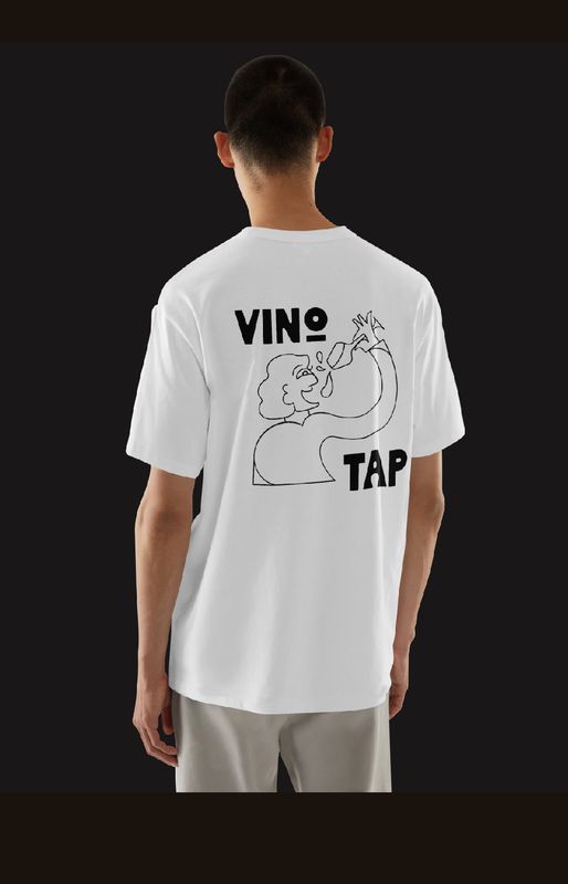 Vino Tap T-Shirt WHITE