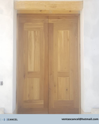 Puertas de Aluminio en Acabado Madera